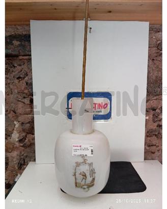 LAMPADARIO ANNI 60 OPALINO