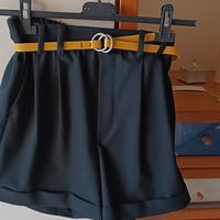 Pantaloncino donna nero corto 