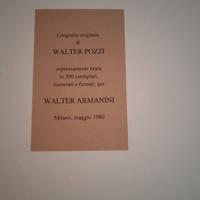 Litografia di Walter Pozzi