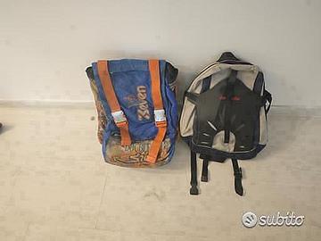 2x Zaino Seven e Invicta - vintage
