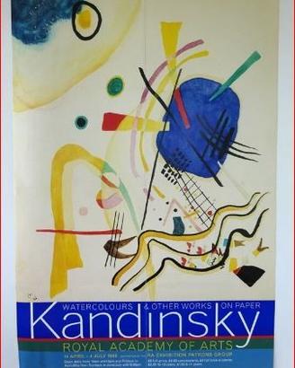 Kandinsky poster mostra promozione Londra 1999