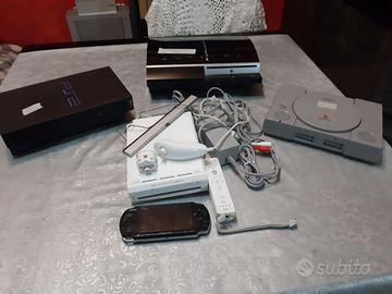 Lotto consolle play station 1,2,3 nintendo wii