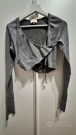 Scadacuore in maglina lurex