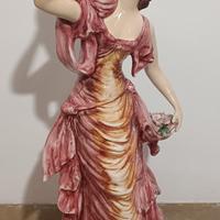 Statua Capodimonte Anni 50 donna 94cm