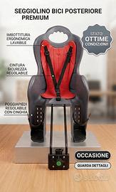 seggiolino posteriore bici max 22 kg