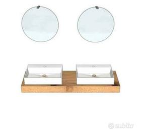 Mobile bagno lavandini e specchi
