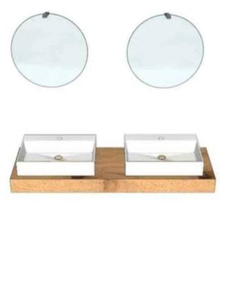 Mobile bagno lavandini e specchi
