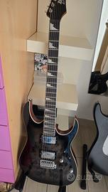 Ibanez Gio GRG220PA1-BKB Transparent Brown Black B