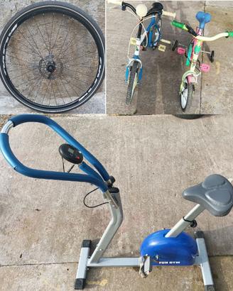 2 BICI BAMBINO CYCLETTE RUOTA BYKE