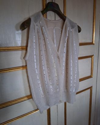 Elegante cardigan in lana mohair ANTONELLA TRICOT