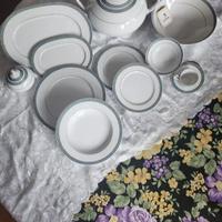 Servizio piatti Le Perle x6 con teiera e accessori