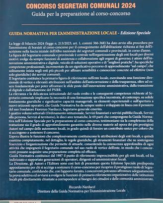 Guida normativa per l'amministrazione locale 2024
