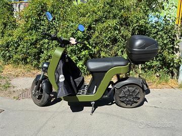 ME motorino elettrico 2.5 kW verde militare.