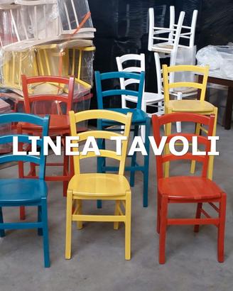 Sedia ristorante anilina sedile legno