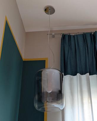 Lampadario sospensione cromo dimmerabile