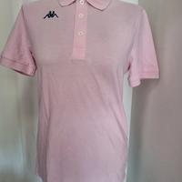 Polo maglia kappa rosa donna uomo taglia S unisex