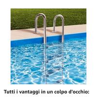 Scaletta 4 gradini Arebos 