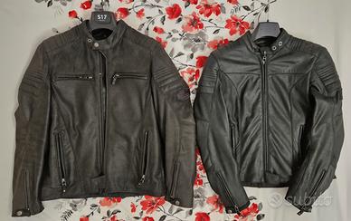 Giacca moto pelle uomo 46 donna 42