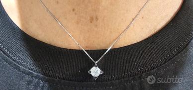 Collana punto luce Diamante