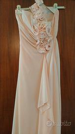 vestito lungo elegante da cerimonia 