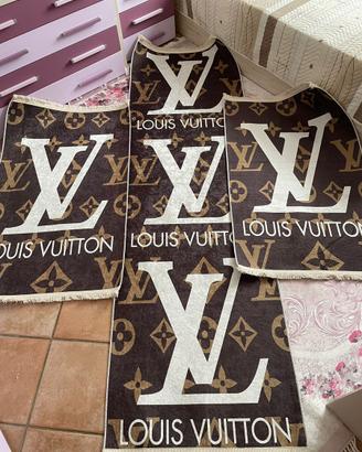 Set 3 Pz Tappeti Passatoia 3m, Due Tappetini 150cm