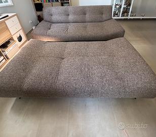 Divano Gameda +  Pouf Poltrone Sofà