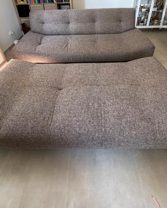 Divano Gameda +  Pouf Poltrone Sofà