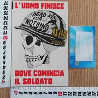 Adesivo sticker antimilitare anarchia