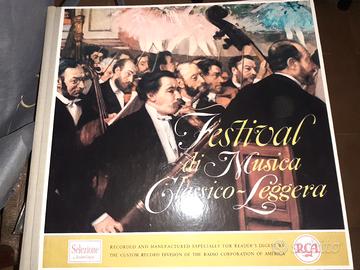 festival di musica classica leggera dischi lp 33