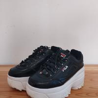 Sneaker Fila Disruptor 2 NERO zeppa platform