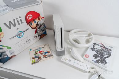 Nintendo WII Mario Kart Pack Scatola + Madworld