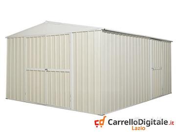 Box prefabbricato in acciaio 360x430cm avorio