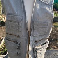 Gilet da caccia bianco