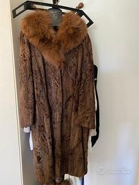Pelliccia Maucci Vintage in Astrakan Marrone