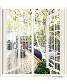 zanzariera magnetica bianca nuova