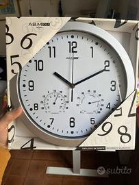 Orologio da parete con termometro e igrometro