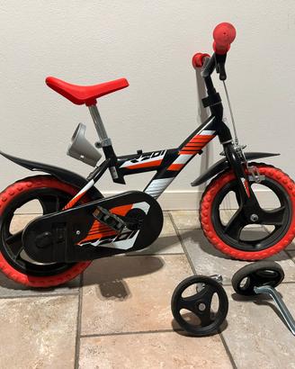 Bici per bambino/a 2-4 anni con rotelle