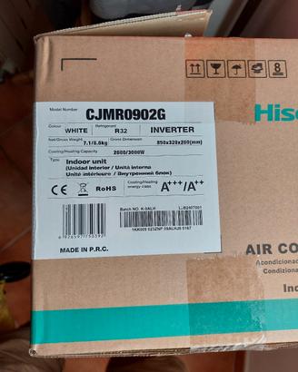 hisense 9000 btu unità interna