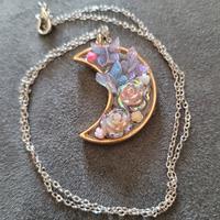 collana ciondolo luna