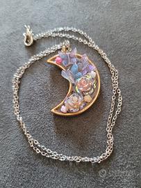 collana ciondolo luna