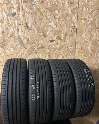 4 GOMME 215 60 17 CONTINENTAL ECO CONTACT 5 ESTIVE
