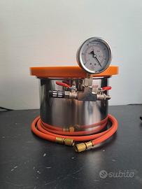 Camera a vuoto BacoEng 6 litri coperchio vetro 