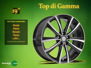 Cerchi in Lega 19" Top di Gamma - varie vetture