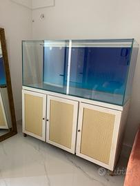 Acquario 500L extrachiaro + mobile + luci