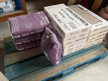 piastrelle iperceramica e colla