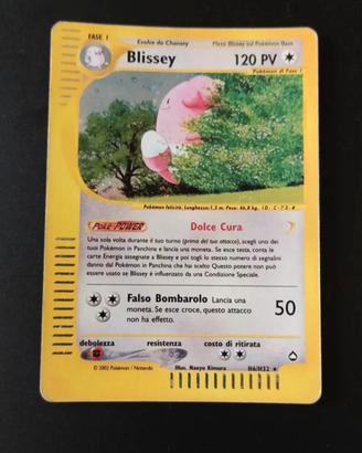 Carta Pokemon Blissey Holo H6/H32 Aquapolis Rare