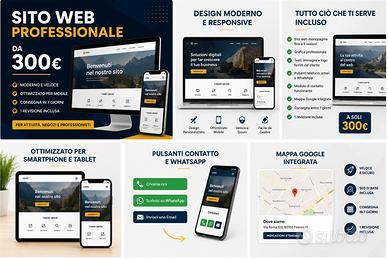 Sito web professionale completo da 300