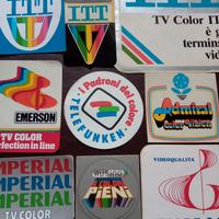 Adesivi televisore TV vintage