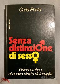 Libro Senza Distinzione di Sesso, 1977, vintage