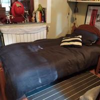 letto singolo + comodino IKEA